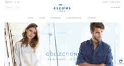 Desktop Screenshot of escales-paris.com